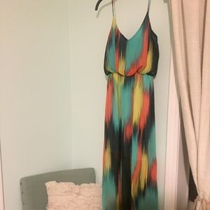 Watercolor Maxi Dress